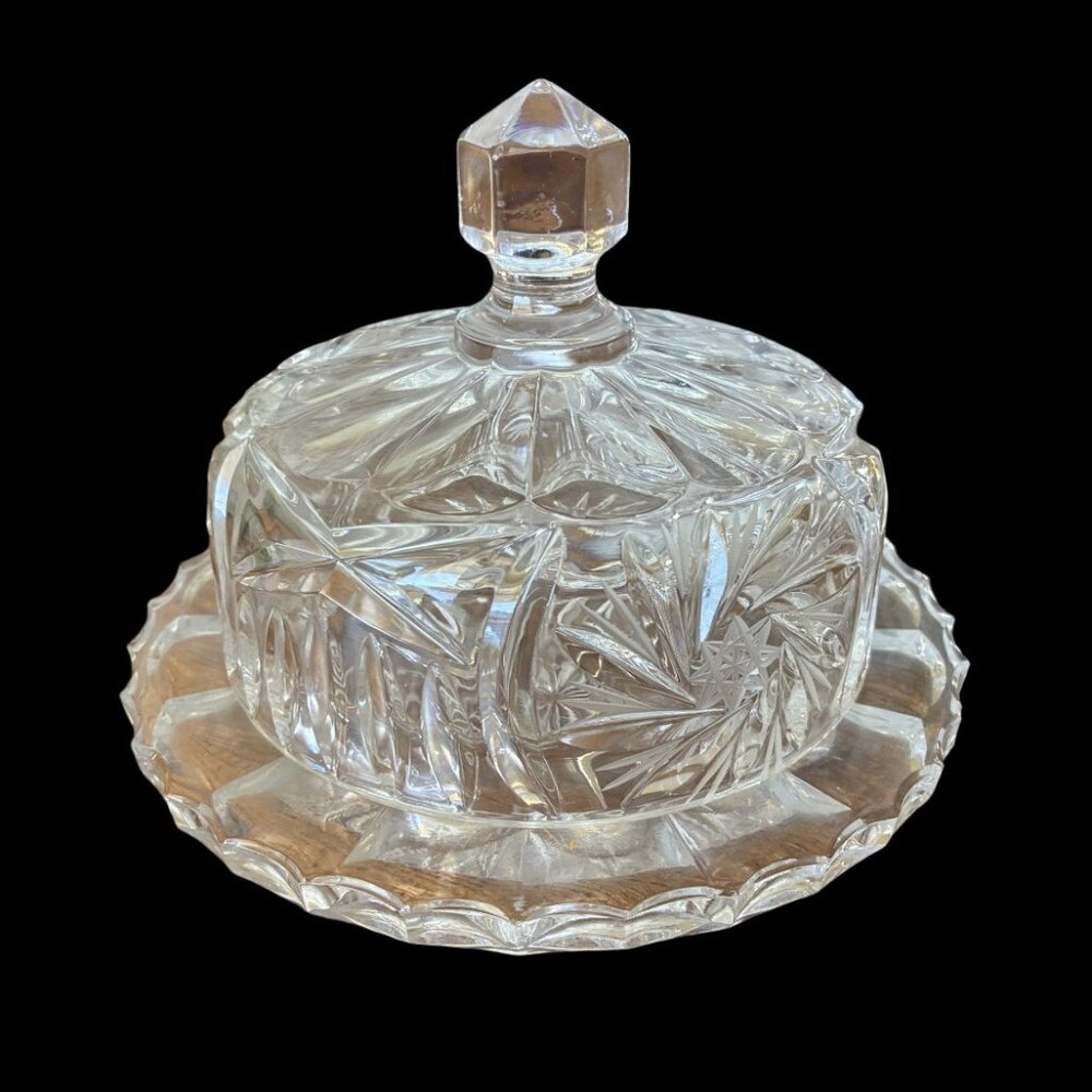 Vintage Covered Butter/Cheese Dish